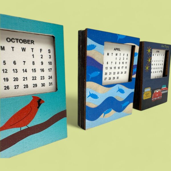 Custom Wood Perpetual Calendar